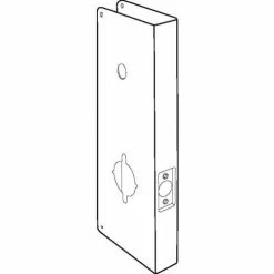 Don-Jo Don Jo 19-CW-S Wrap Around For Marks I-Q Locks, 5"x15", Stainless Steel