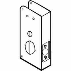 Don-Jo Don Jo 23-CW-S Wrap Around For Codelocks 5000 Series, 5"x9", Stainless Steel