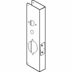 Don-Jo Don Jo 27-CW-S Wrap Around For Alarm Lk 2700/T2, 3000&DL 4100 Trilogy Lk, 5"x15", SS