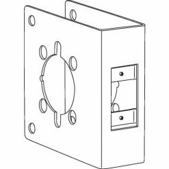 Don-Jo Don Jo 4U-2-CW-S Wrap Around For Converting Unit Locks to Lever Locks, Stainless Steel