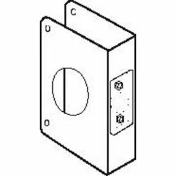 Don-Jo Don Jo 5-CW-10B Wrap Around For Deadbolts W/ 1-1/2"Hole, 2-3/8"Backset, Oil Rubbed Bronze - Pkg Qty 10