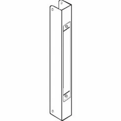 Don-Jo Don Jo 504-FE-10B Mortise Lk Wrap Around Plate For 86 Cut-Out, 1-3/4"Door Thickness, ORB