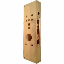 Don-Jo Don Jo 504AD-PB-CW Wrap Around AD Lock, Polish Brass