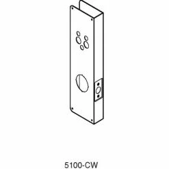 Don-Jo Don Jo 5100-CW-S Wrap Around For Schlage Pro Series, Stainless Steel