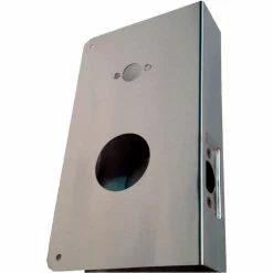 Don-Jo Don Jo 7100-S-RH-CW Wrap Around Right Hand Plate, Stainless Steel