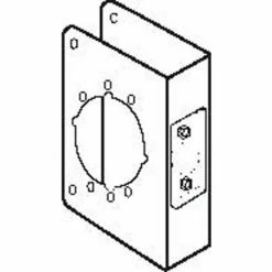 Don-Jo Don Jo 81-2-CW-PB Wrap Around For Use W/Heavy Duty Grade 1 & 2, Polish Brass