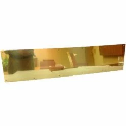 Don-Jo Don Jo 90-10"x30"-605 Kick Plate, 3/64"x30"x10", Polish Brass