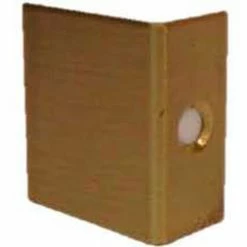 Don-Jo Don Jo AP 34-605 Door Flip Guard, 1"x1"x1/2", Polish Brass - Pkg Qty 100