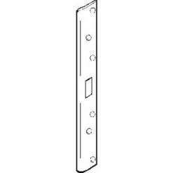 Don-Jo Don Jo AST 21381-BP Armor Strike, 18"x1-3/8", Sgl Hole To Work W/Key-In Knob or Deadbolt, BP - Pkg Qty 10
