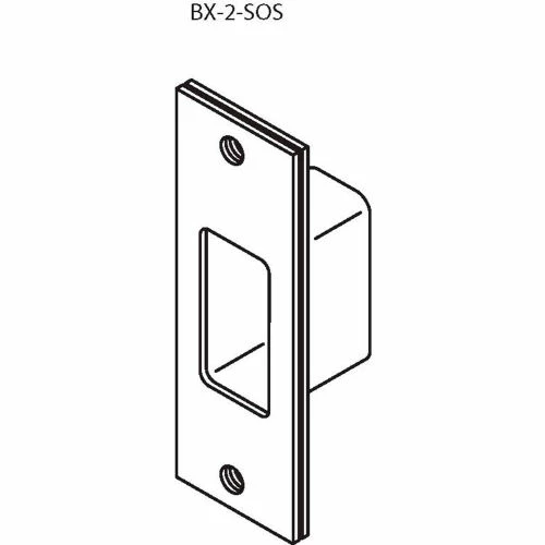 Don-Jo Don Jo BX-2-SDS-605 Security Strike, 4-7/8"x1-1/4", Polish Brass - Pkg Qty 10 1 Don-Jo Don Jo BX-2-SDS-605 Security Strike, 4-7/8"x1-1/4", Polish Brass - Pkg Qty 10