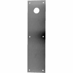 Don-Jo Don Jo CFC71-628 Push Plate W/ 1-1/4"Holes, 4"x16", Aluminum