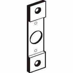 Don-Jo Don Jo CV 2414-SL Conversion Plates, 4-1/4"x1-1/4", Silver Coated - Pkg Qty 10