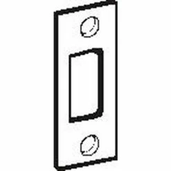 Don-Jo Don Jo DS 234-605 Replacement Strike, 2-3/4"x1-1/8", Polish Brass - Pkg Qty 10