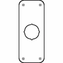 Don-Jo Don Jo RP 13509-630 Remodeler Plate, 3-1/2"x9", .032 thick, Stainless Steel - Pkg Qty 10