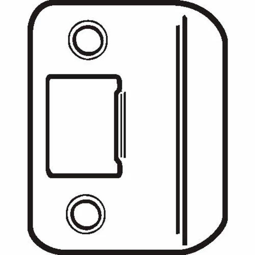 Don-Jo Don Jo ST 214 RC-605 Replacement Strike W/Radius Corner, 2-1/4"x1-1/4", Polish Brass - Pkg Qty 10 1 Don-Jo Don Jo ST 214 RC-605 Replacement Strike W/Radius Corner, 2-1/4"x1-1/4", Polish Brass - Pkg Qty 10