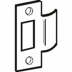 Don-Jo Don Jo TS 234 605 T Strike, 2-3/4"x1-1/8", Polish Brass - Pkg Qty 10