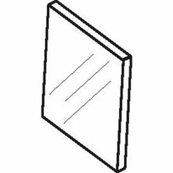 Don-Jo Don Jo WP 34-CLEAR Wall Protector, Clear - Pkg Qty 100