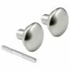 Prime-Line Products Prime-Line® Satin Nickel Victorian-Style Knob Set, E 2498