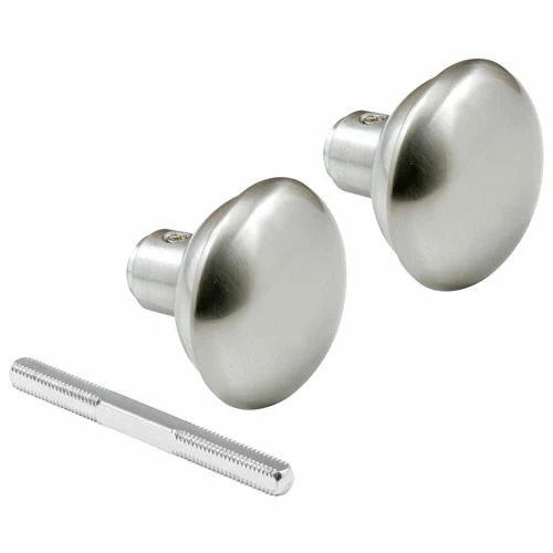 Prime-Line Products Prime-Line® Satin Nickel Victorian-Style Knob Set, E 2498 1 Prime-Line Products Prime-Line® Satin Nickel Victorian-Style Knob Set, E 2498