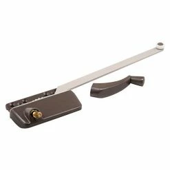 Prime-Line Products Prime-Line H 3568 9-1/2" Surface Mount Left Hand Wood Casement Operator, Bronze