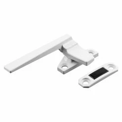 Prime-Line Products Prime Line H 3820 Casement Locking Handle, Left Hand, Off-Set Base, White