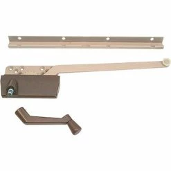 Prime-Line Products Prime-Line H 3948 Wood Casement Operator with Track and 9-1/2-Inch Arm, Bronze