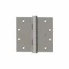 Hager Companies Bb1168 Full Mortise, Five Knuckle, Ball Bearing, Heavy Weight Hinge 4.5" X 4.5" Us26d Etw4