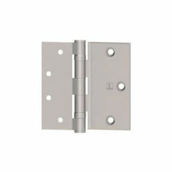 Hager Companies Bb1173 Half Surface, Five Knuckle, Ball Bearing, Standard Weight Hinge 4.5" Us26d