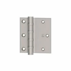 Hager Companies Bb2169 Full Surface, Five Knuckle, Ball Bearing, Heavy Weight Hinge 4.5" Us26d