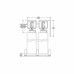 Hager By-Pass Set For Two 36" (914 Mm) Doors9611007200000000