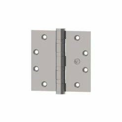 Hager Ecco Full Mortise, Five Knuckle, Ball Bearing Hinge ECBB1102 4.5 x 4.5 US26D NRP