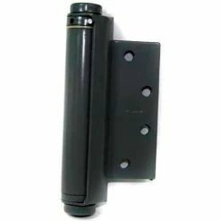 Ultra Hardware Double Action Spring Hinge, Sq. Corner, 6"L, 2.5mm, Brass/Us3 - Pkg Qty 3