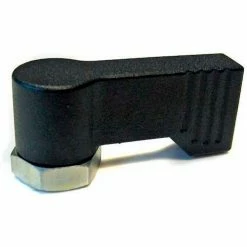 J.W. Winco Zinc Die-Cast Stop Lock w/ Tap - Black