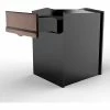 QualArc Collection Mailbox W/Chute LIB-AC-LM6-46 Rear Access Wall Mount 11-1/2x14x16-1/2 Copper