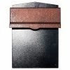 QualArc Collection Mailbox W/Chute LIB-AC-LM6-810 Rear Access Wall Mount 11-1/2x14x16-1/2 Copper