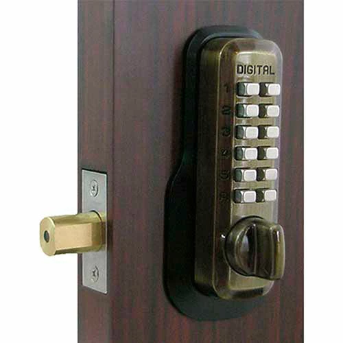 LockeyUSA Lockey Digital Door Lock M210 Mechanical Keyless Deadbolt, Antique Brass 1 LockeyUSA Lockey Digital Door Lock M210 Mechanical Keyless Deadbolt, Antique Brass