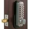 LockeyUSA Lockey Digital Door Lock M210 Mechanical Keyless Deadbolt, Marine Grade