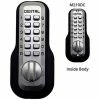 LockeyUSA Lockey Digital Door Lock M210 Mechanical Keyless Deadbolt Double Combination, Satin Nickel