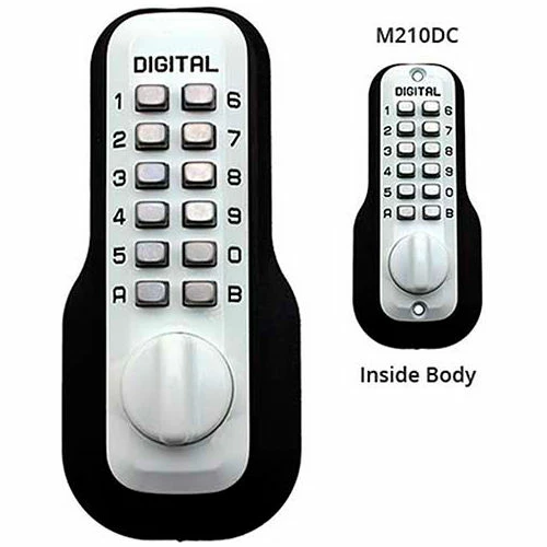 LockeyUSA Lockey Digital Door Lock M210 Mechanical Keyless Deadbolt Double Combination, White 1 LockeyUSA Lockey Digital Door Lock M210 Mechanical Keyless Deadbolt Double Combination, White