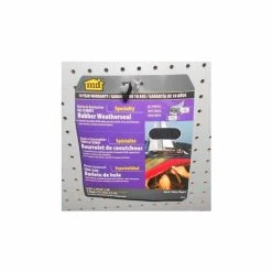 M-D Building Products M-D All Climate Auto & Marine Weatherstrip 01033 Black All Profile 17'L x 19/32"W x 5/16"TK