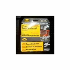 M-D Building Products M-D All-Climate EPDM Weatherstrip P Strip, 02550, Brown, 17'