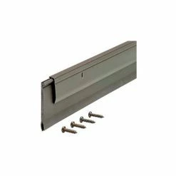M-D Building Products M-D Deluxe Aluminum & Vinyl Door Sweep, 05652, Bronze, 36"