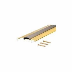 M-D Building Products M-D Premium Low Threshold W/Vinyl Seal, 09043, 36", Brite Gold