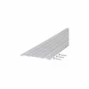 M-D Building Products M-D TH043 Fluted Saddle Threshold, 68627, 36", Silver