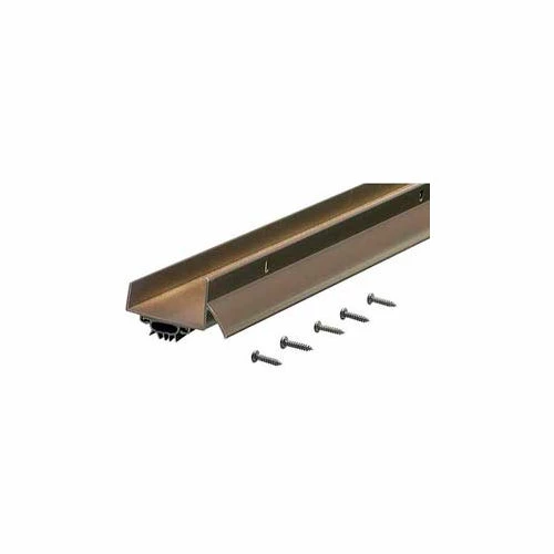 M-D Building Products M-D U-Shaped Door Shoe W/Drip Cap & Vinyl Insert, 69562, Bronze, 48" 1 M-D Building Products M-D U-Shaped Door Shoe W/Drip Cap & Vinyl Insert, 69562, Bronze, 48"