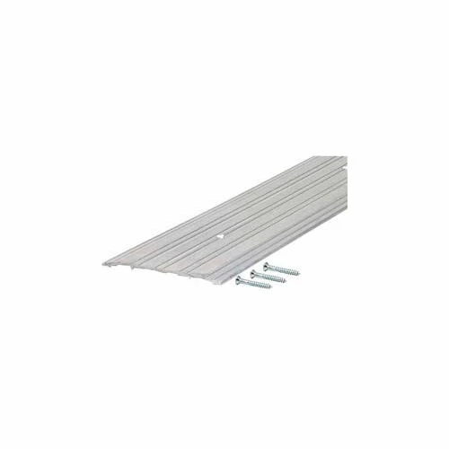 M-D Building Products M-D TH042 Fluted Saddle Threshold, 69808, 72", Silver 1 M-D Building Products M-D TH042 Fluted Saddle Threshold, 69808, 72", Silver