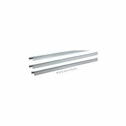 M-D Building Products M-D Flat Profile Door Jamb Weatherstrip Kit, 69909, Silver, 72" x 84"