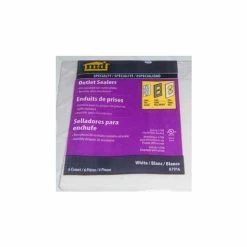 M-D Building Products M-D Outlet Closed-Cell Foam Sealer, 87916, White, 6/Pack