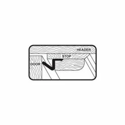 M-D Building Products M-D Compression Weatherstrip W/Aluminum Stop Door Jamb Kit, 91850, White