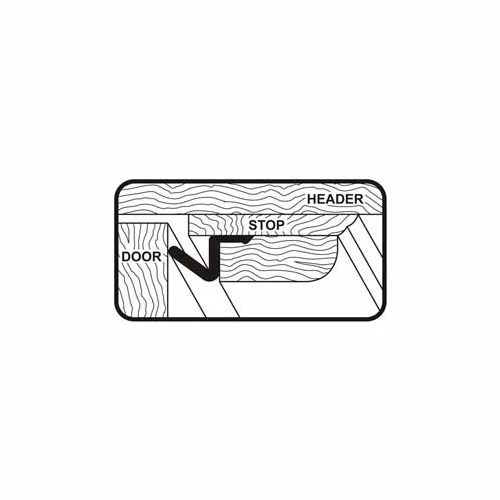 M-D Building Products M-D Compression Weatherstrip W/Aluminum Stop Door Jamb Kit, 91850, White 1 M-D Building Products M-D Compression Weatherstrip W/Aluminum Stop Door Jamb Kit, 91850, White